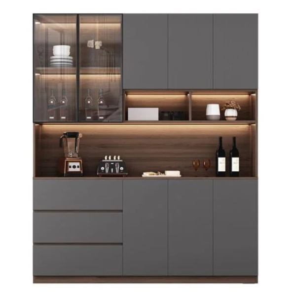 Tủ rượu decor mẫu 1 