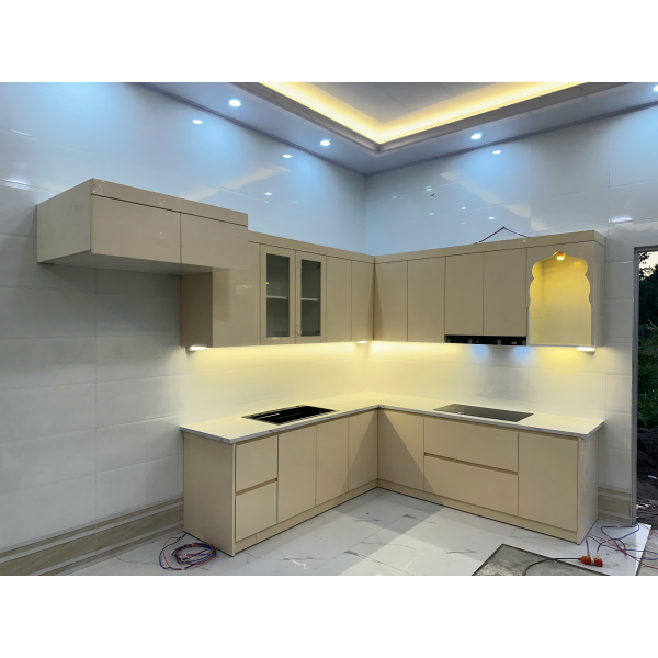 Tủ bếp chữ L mẫu 5