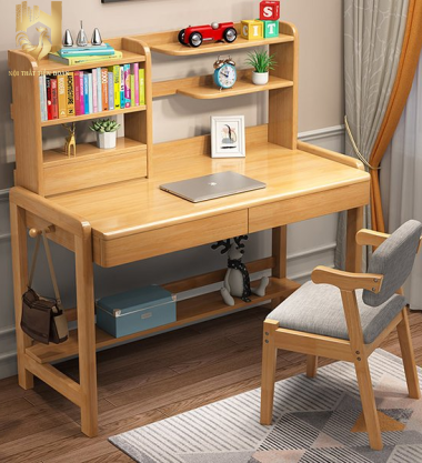 Bàn học gỗ – Giải pháp thông minh cho góc học tập hiện đại