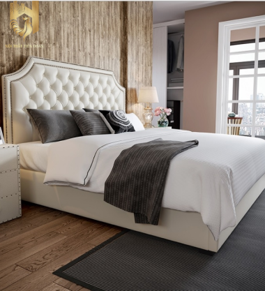 Giường bọc nệm mẫu 2