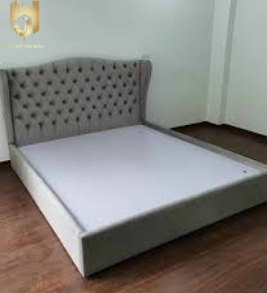 Giường bọc nệm mẫu 4